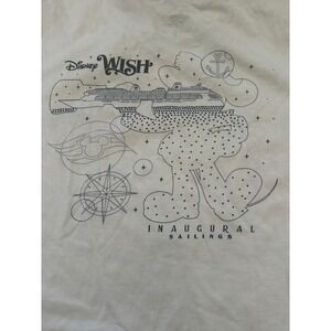 Disney‎ Cruise Line Disney Wish Asha Graphic T-Shirt Women's White Tee